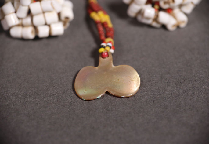 Multi-colored small glass beads are common in Ga’dang adornments