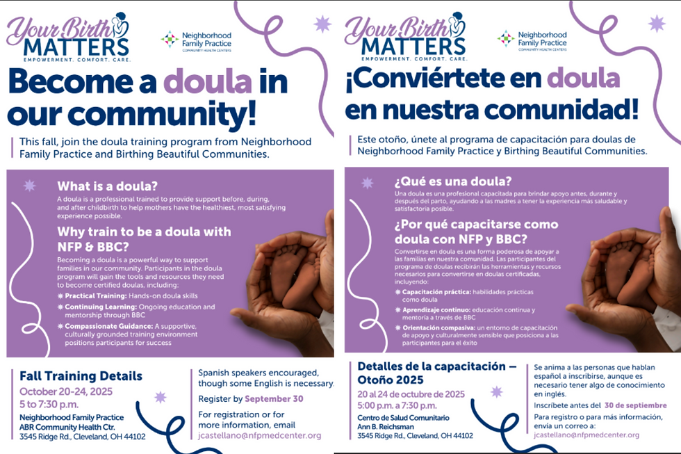 Fall Doula Training Program