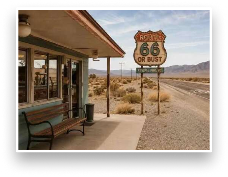 Route 66 or Bust