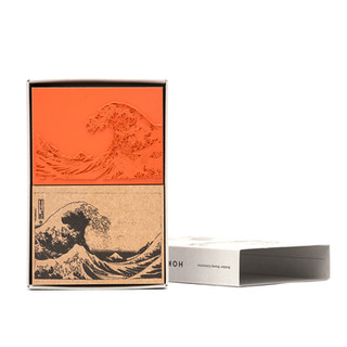 Rubber Stamp Collectio HOKUSAI 富嶽三十六景 神奈川沖浪裏 | 株式