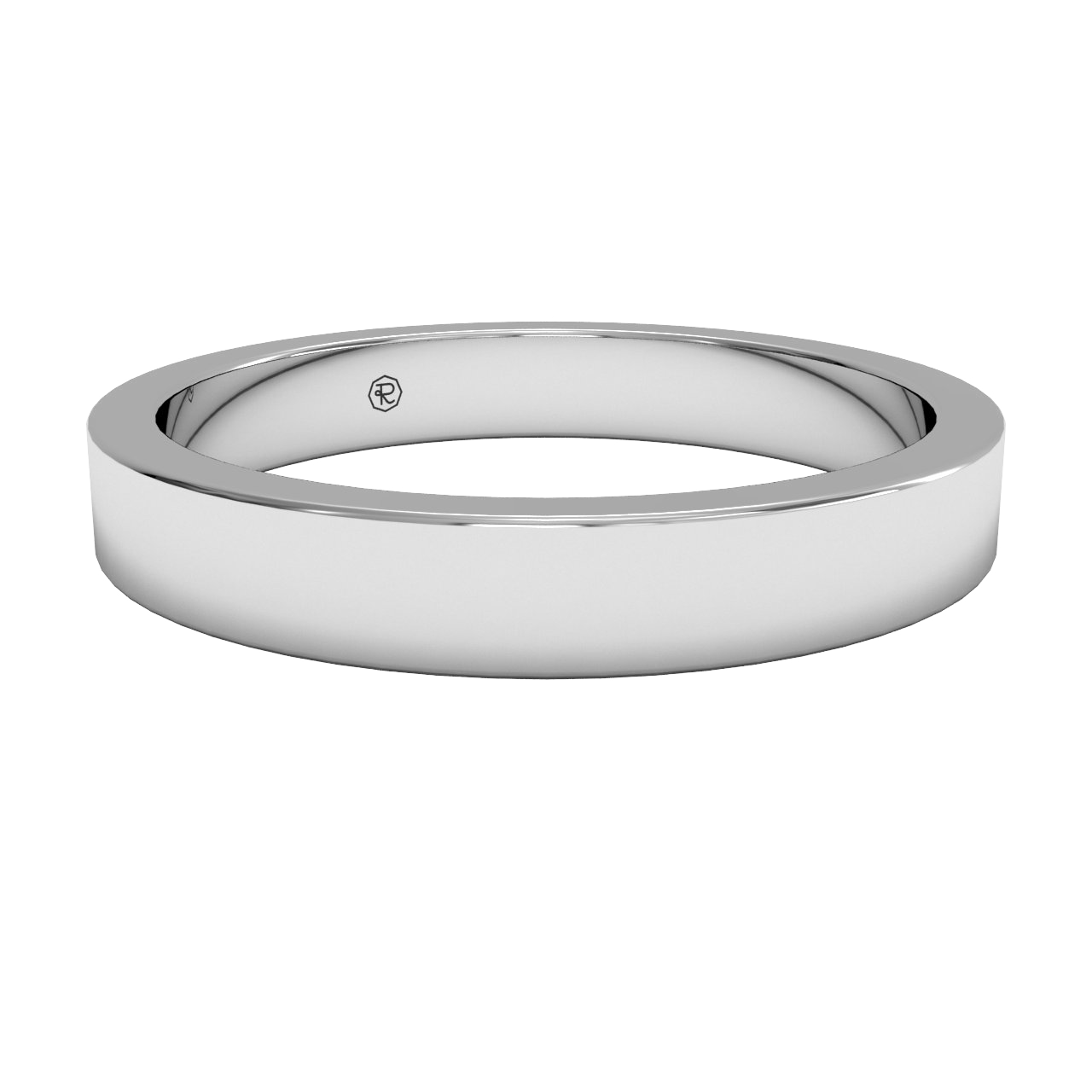 Unisex Classic Square-edge Wedding Ring