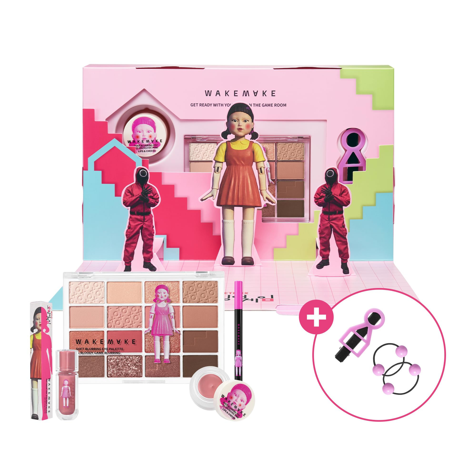 WAKEMAKE WM X Netflix Squid Game Get Ready with Younghee Make up Set | Make up S