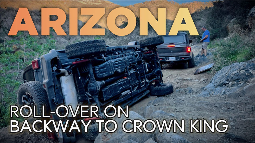 Backway to Crown King Trip Report