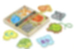 Lacing cards are a great educational toy for preschoolers.