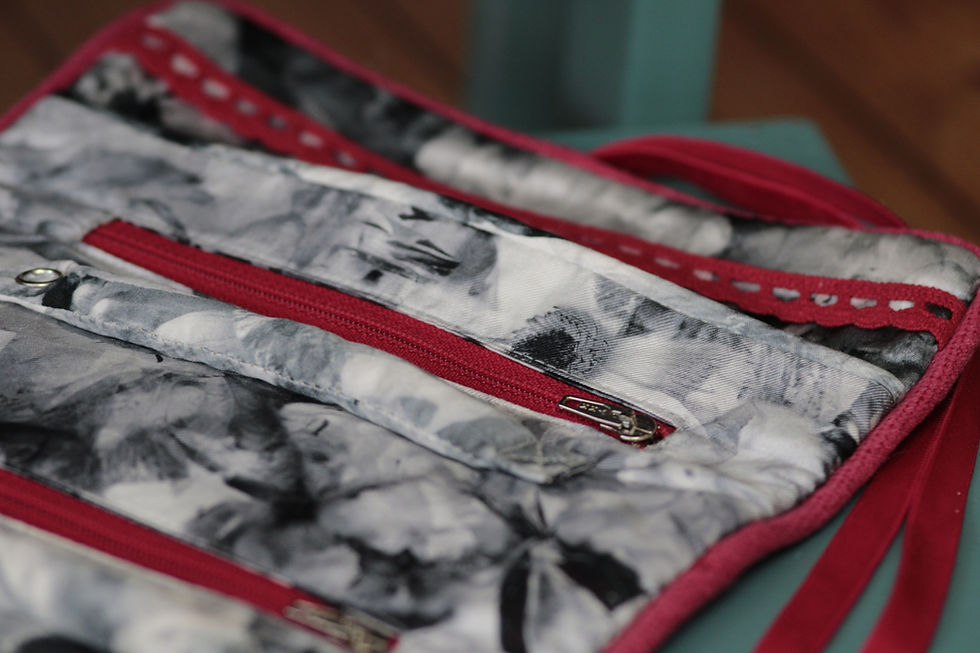 Thumbnail: Beautifully Made Jewellery rolls in a Variety of Fabrics