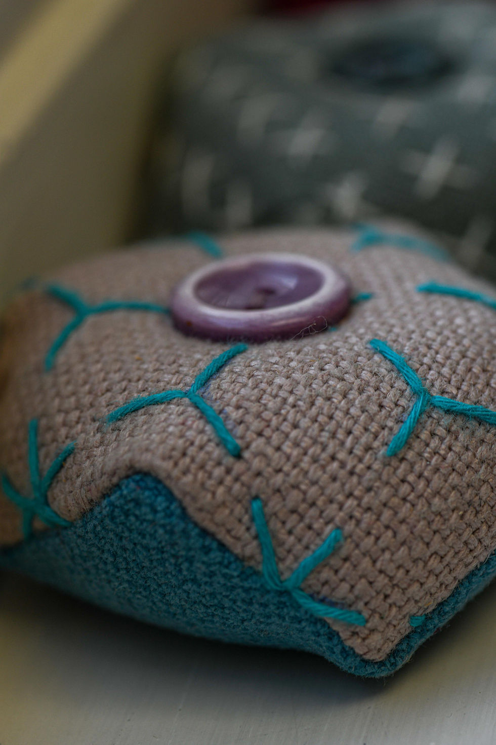 Thumbnail: Sashiko Pincushions