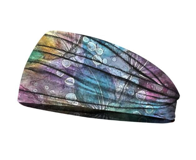 Thumbnail: Summer Women's Yoga Headscarf Wide Hair Band