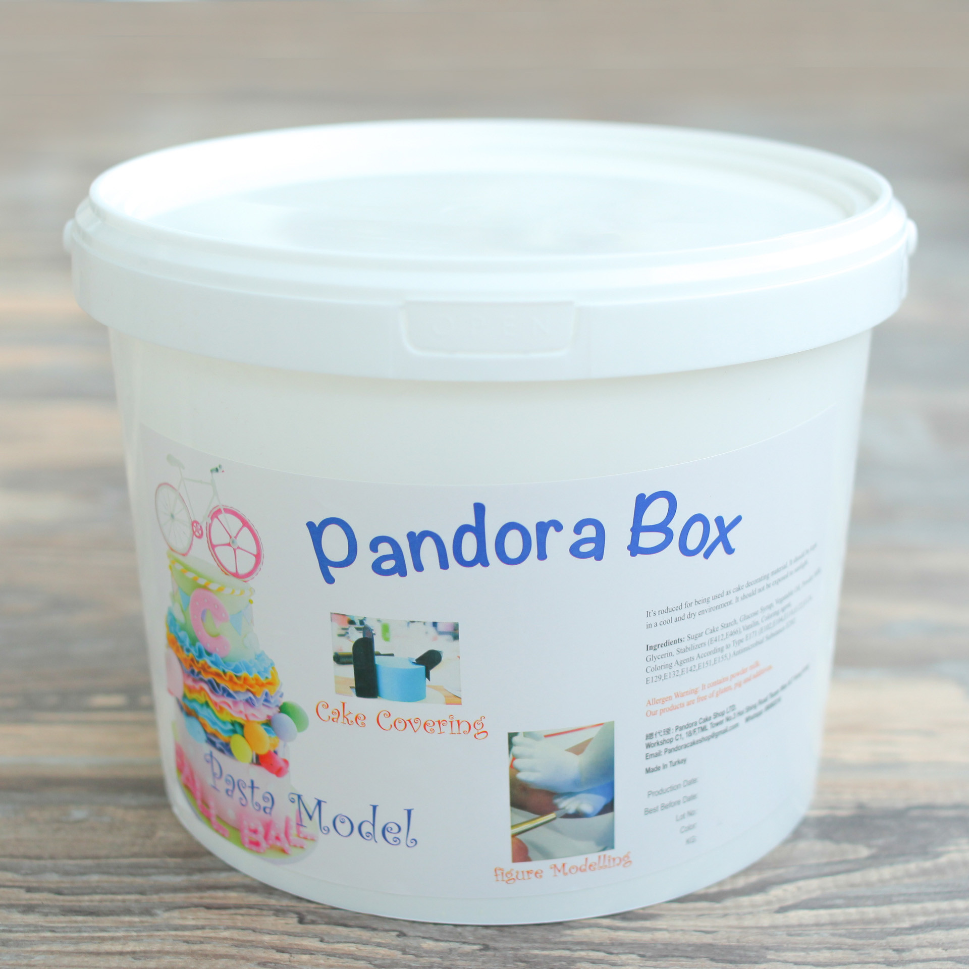 Pandora Box 5kg White Fondant