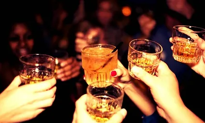 drinking night