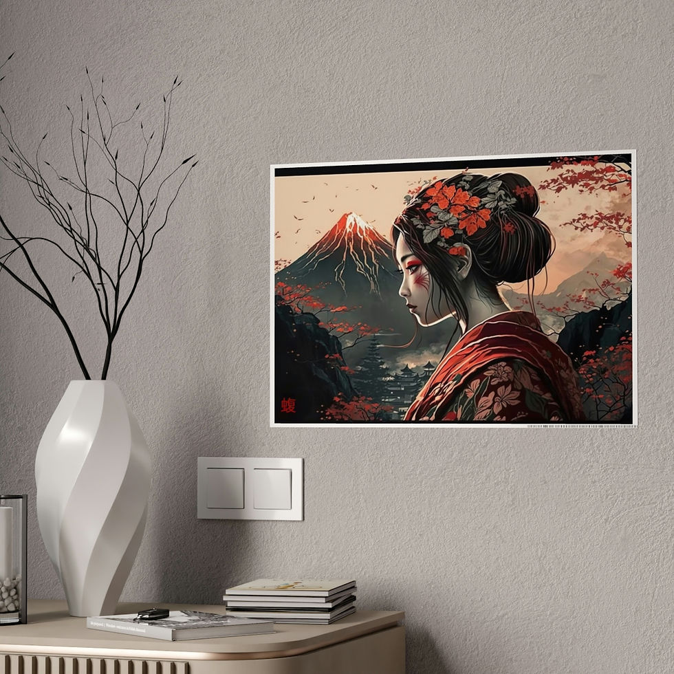 A Woman And Her Mountain (On'na to kanojo no yama) - Gloss Poster