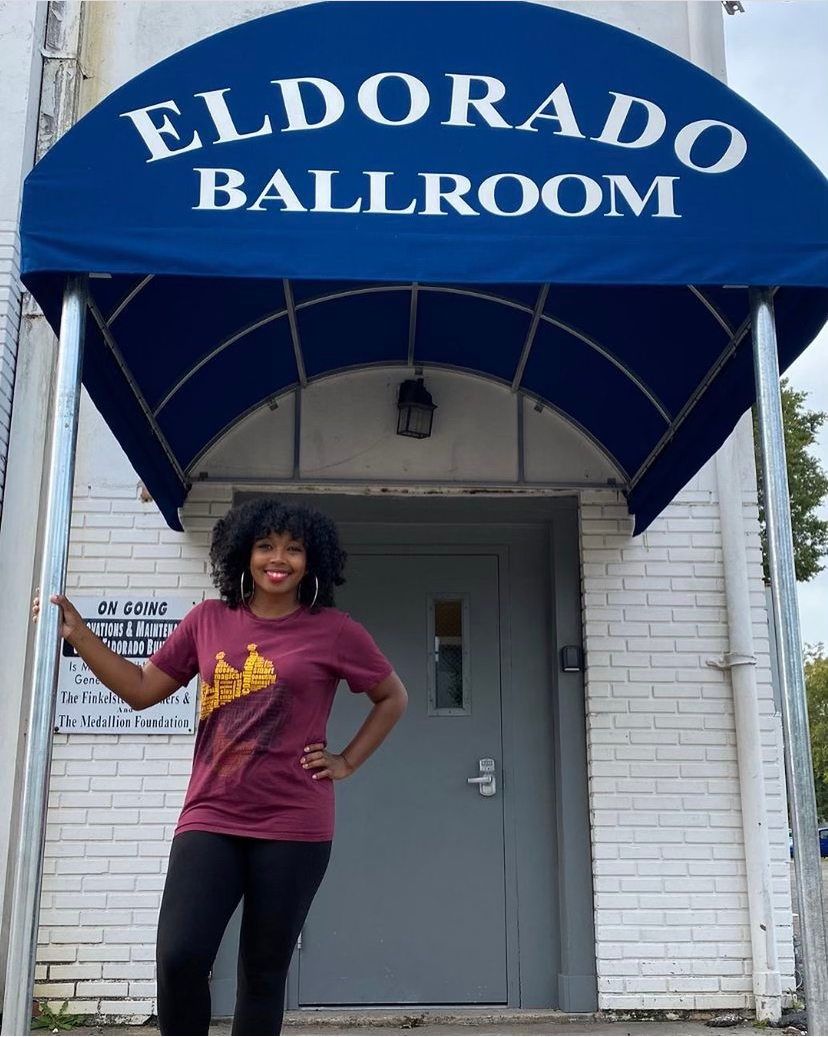 ShaWanna on set for Historic Tour 