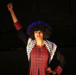 Shahd at a Dabke performance (1)