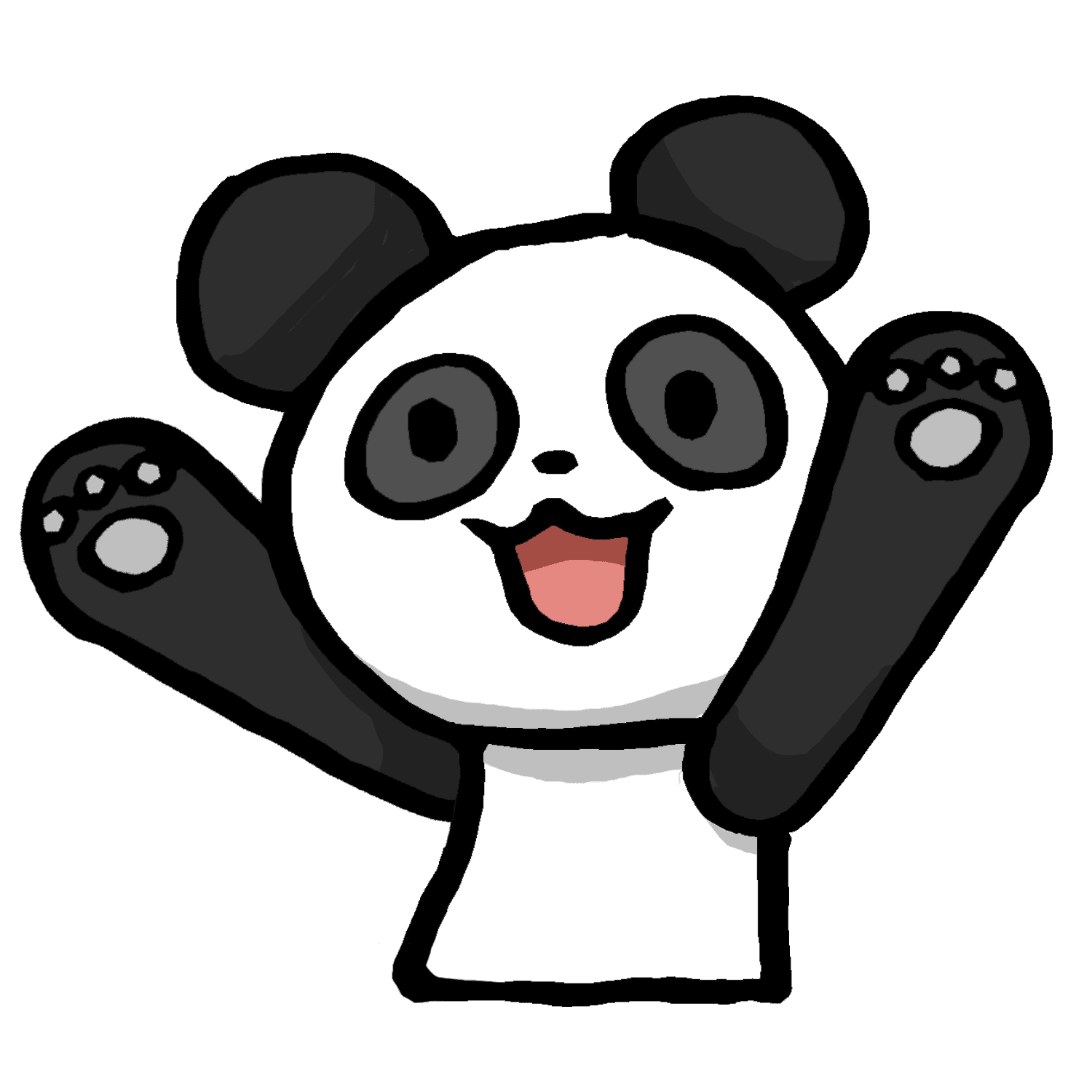 両手をあげて喜ぶリーリーのイラスト