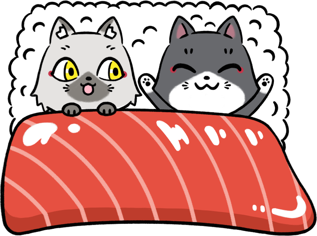 トロの日を楽しむトワとセツナ
