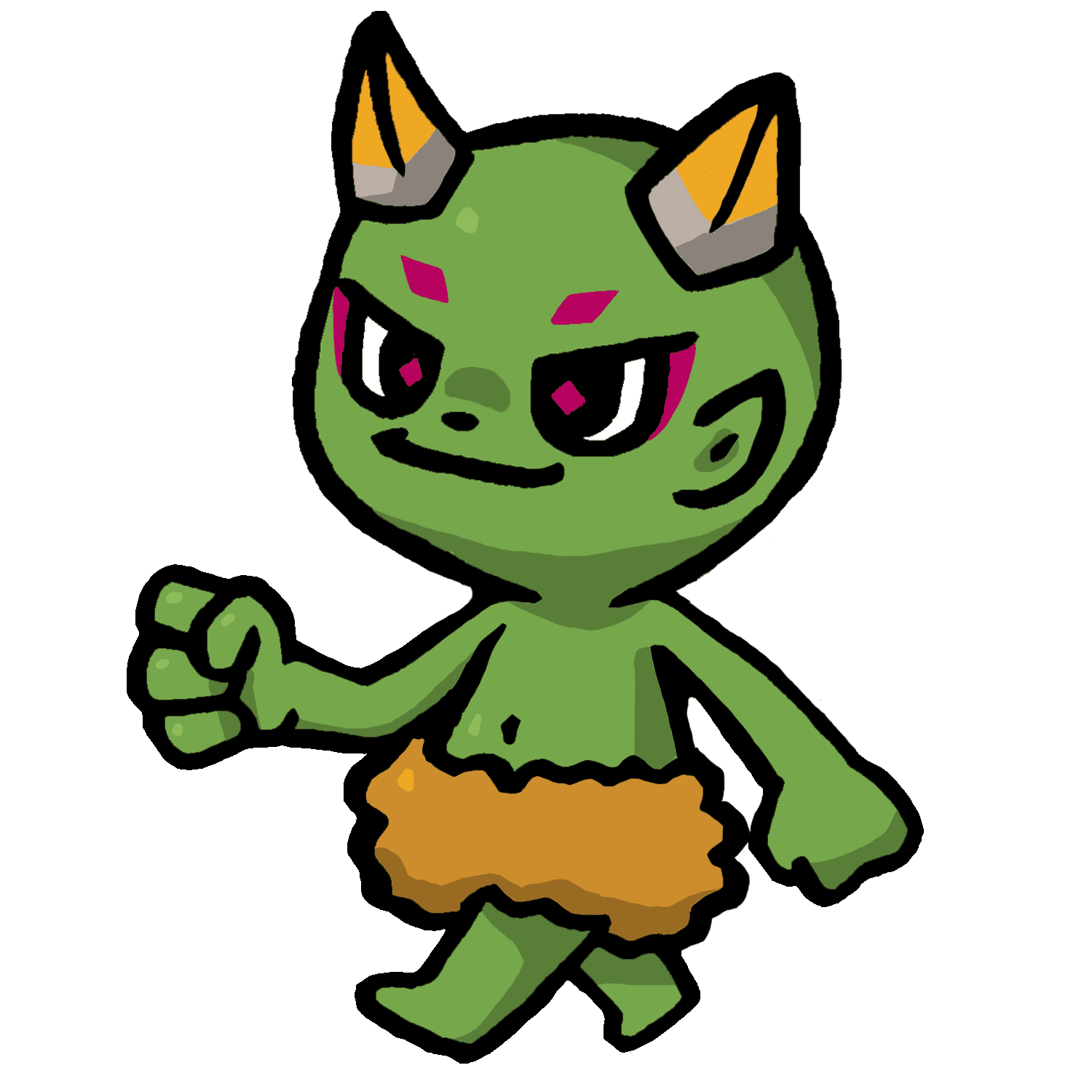 歩くヤーマのイラスト