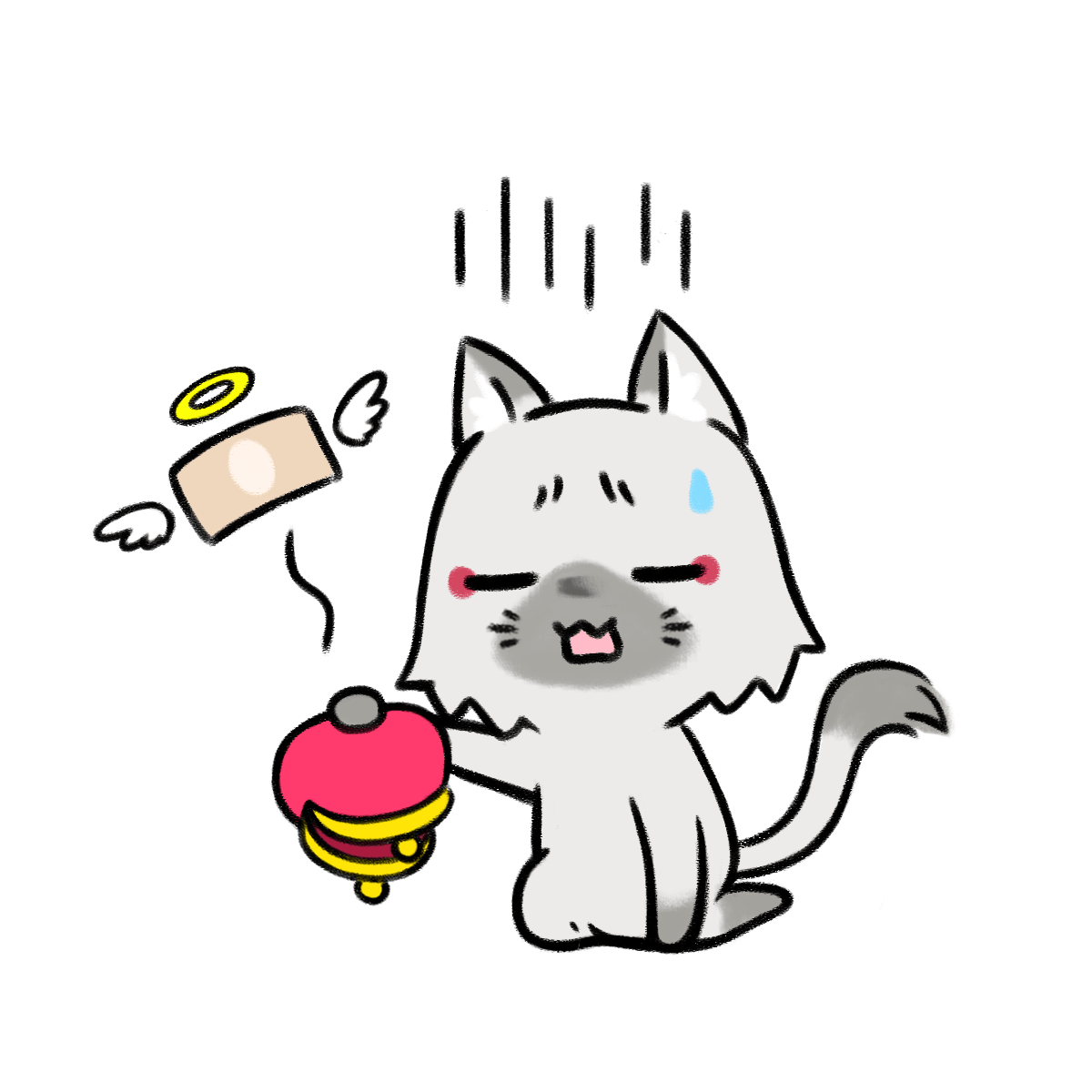 お金がないセツナのイラスト