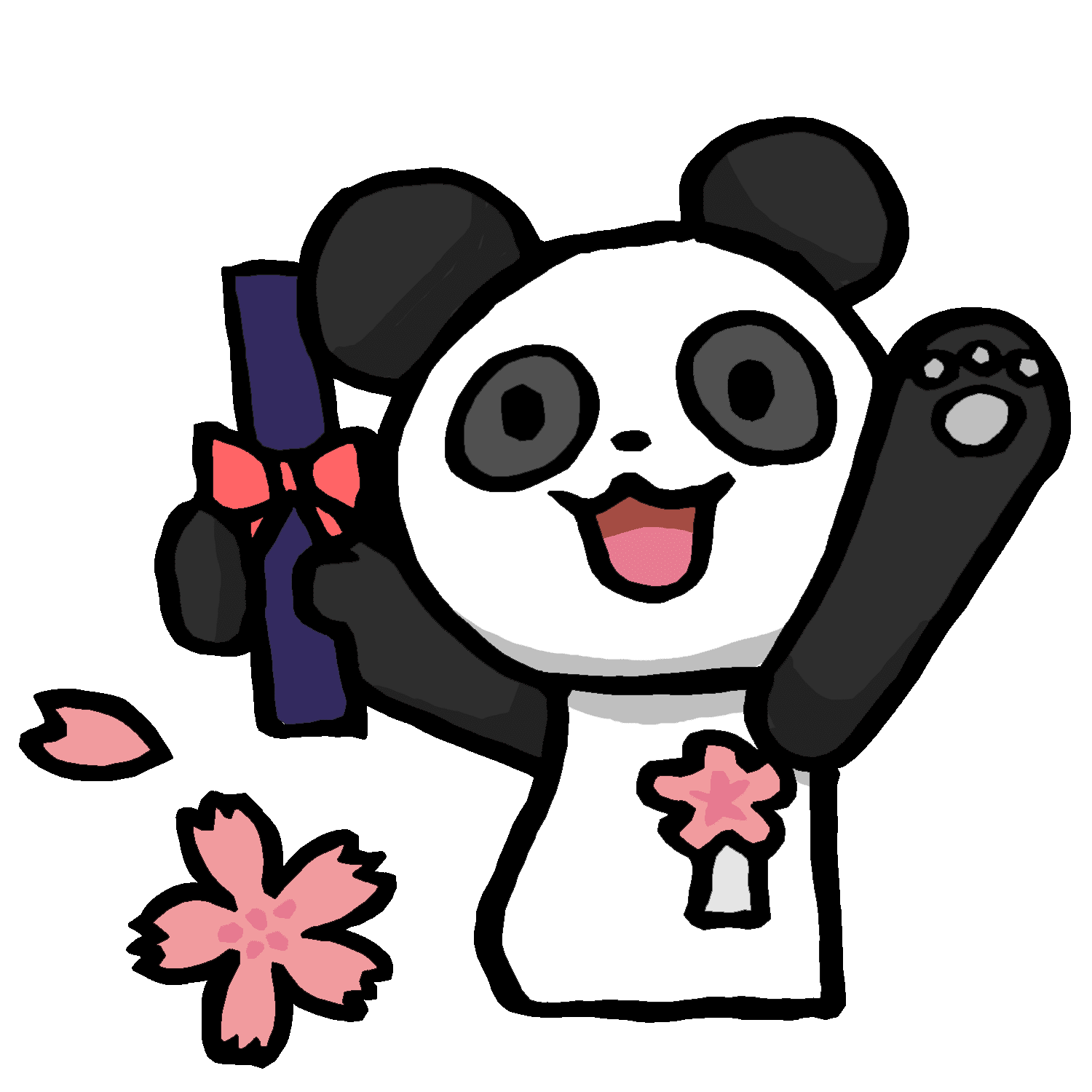 卒業を喜ぶリーリーのイラスト