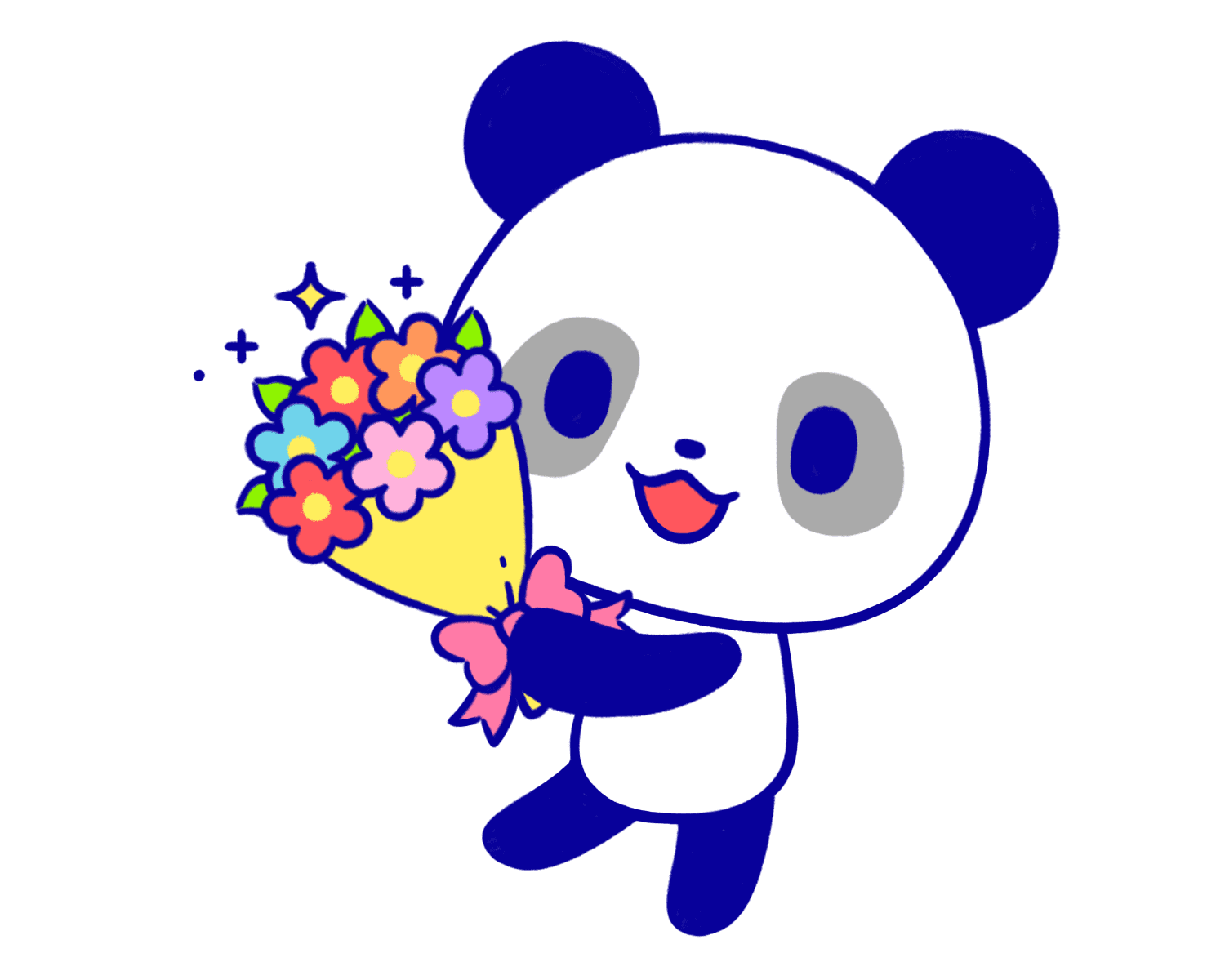 お祝いをするリーリーのイラスト