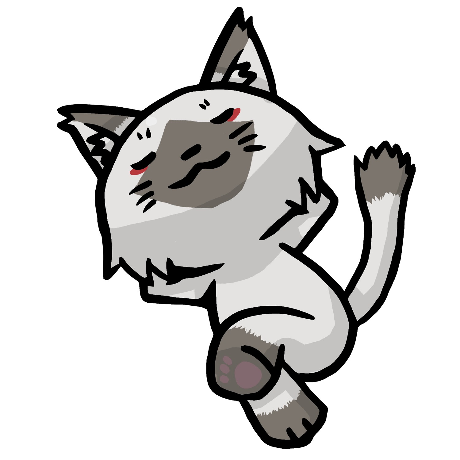 お昼寝するセツナのイラスト