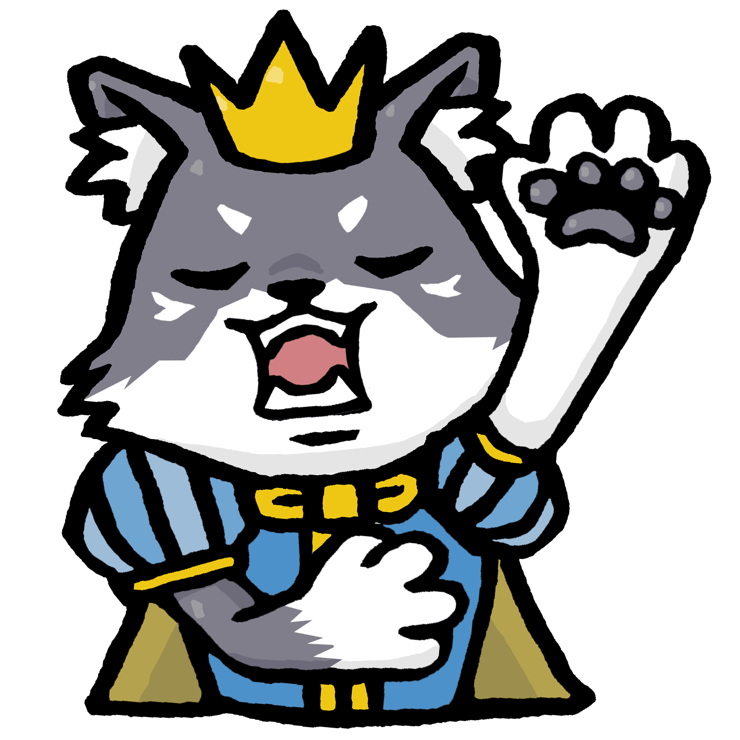 プリンスになったマカミのイラスト