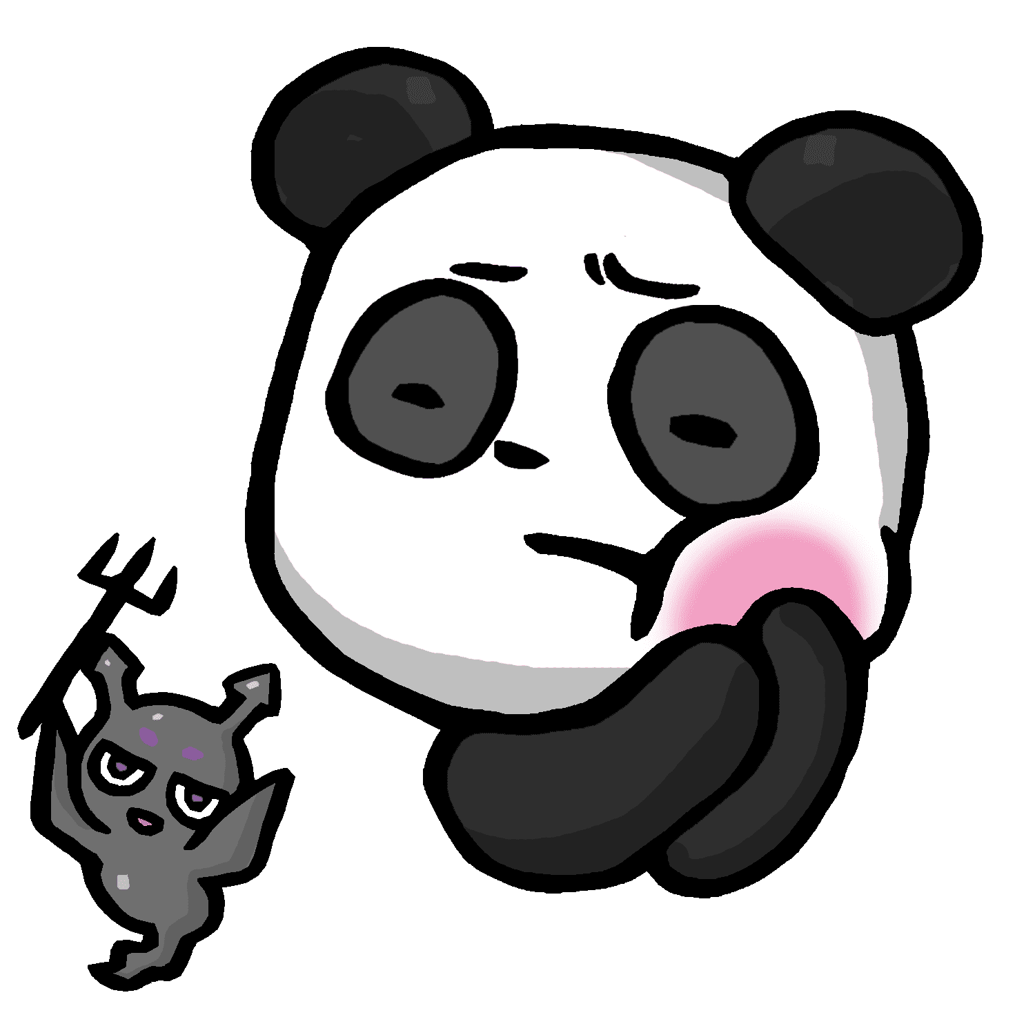 虫歯になったリーリーのイラスト