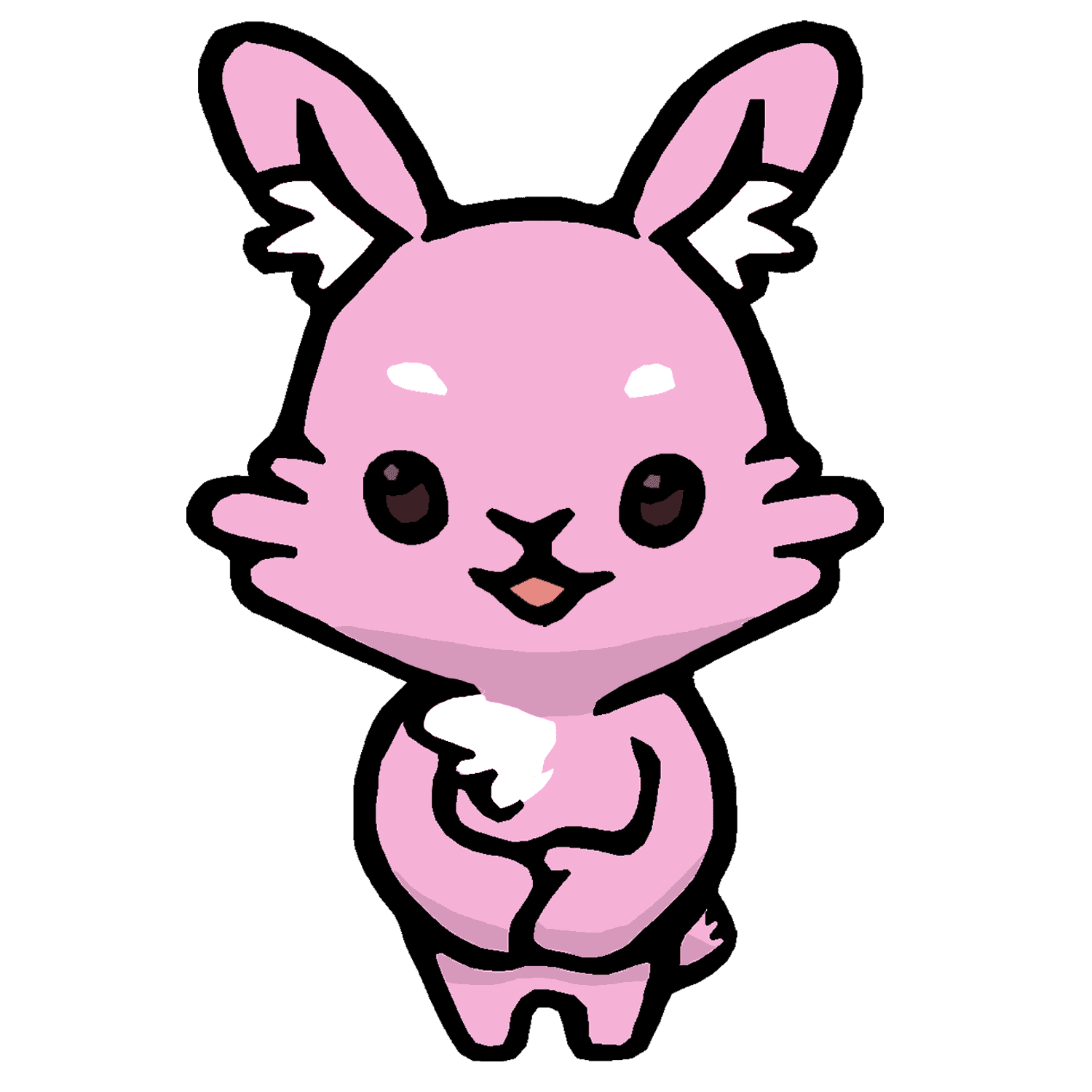 礼儀正しいルナのイラスト