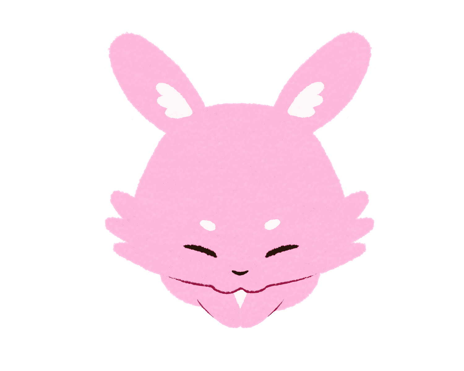 お辞儀をするルナのイラスト