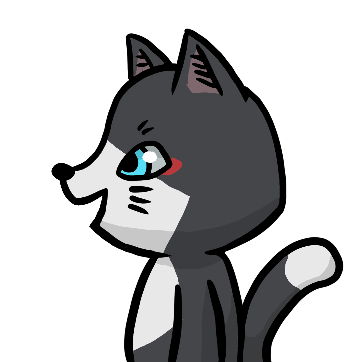 話を聴くトワのイラスト