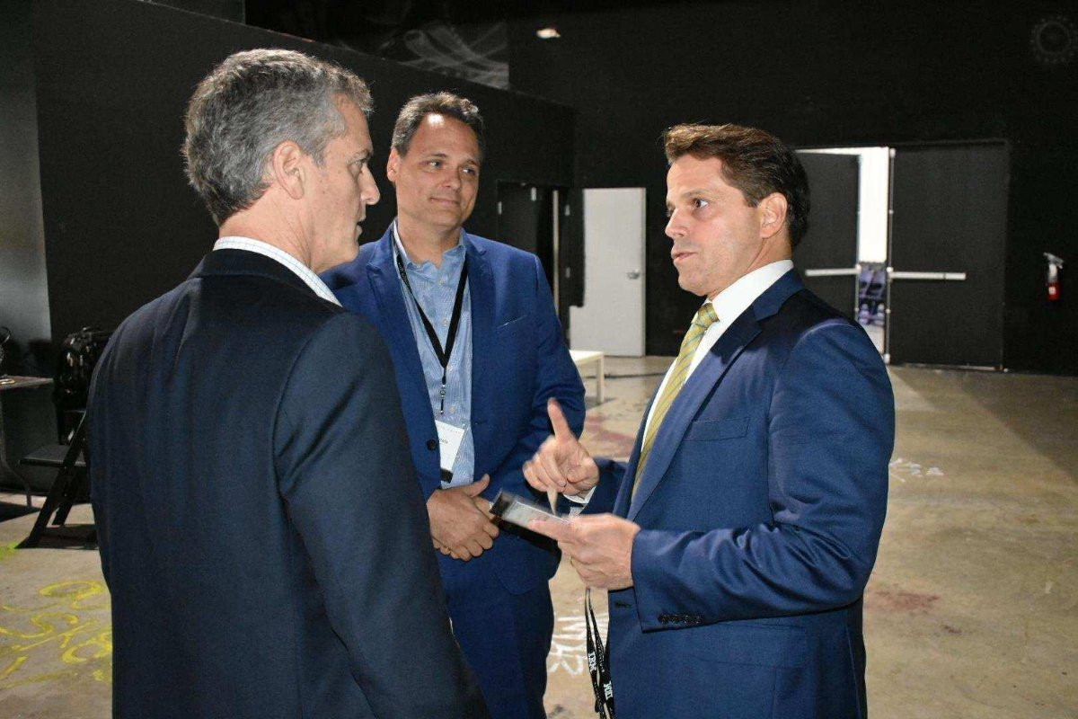 Kevin with Anthony Scaramucci and Dan Viola