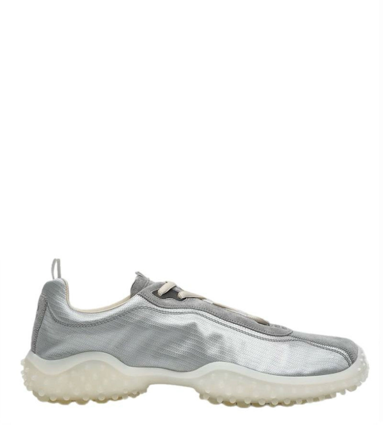 Miu Miu Bubble suede-trimmed sneakers