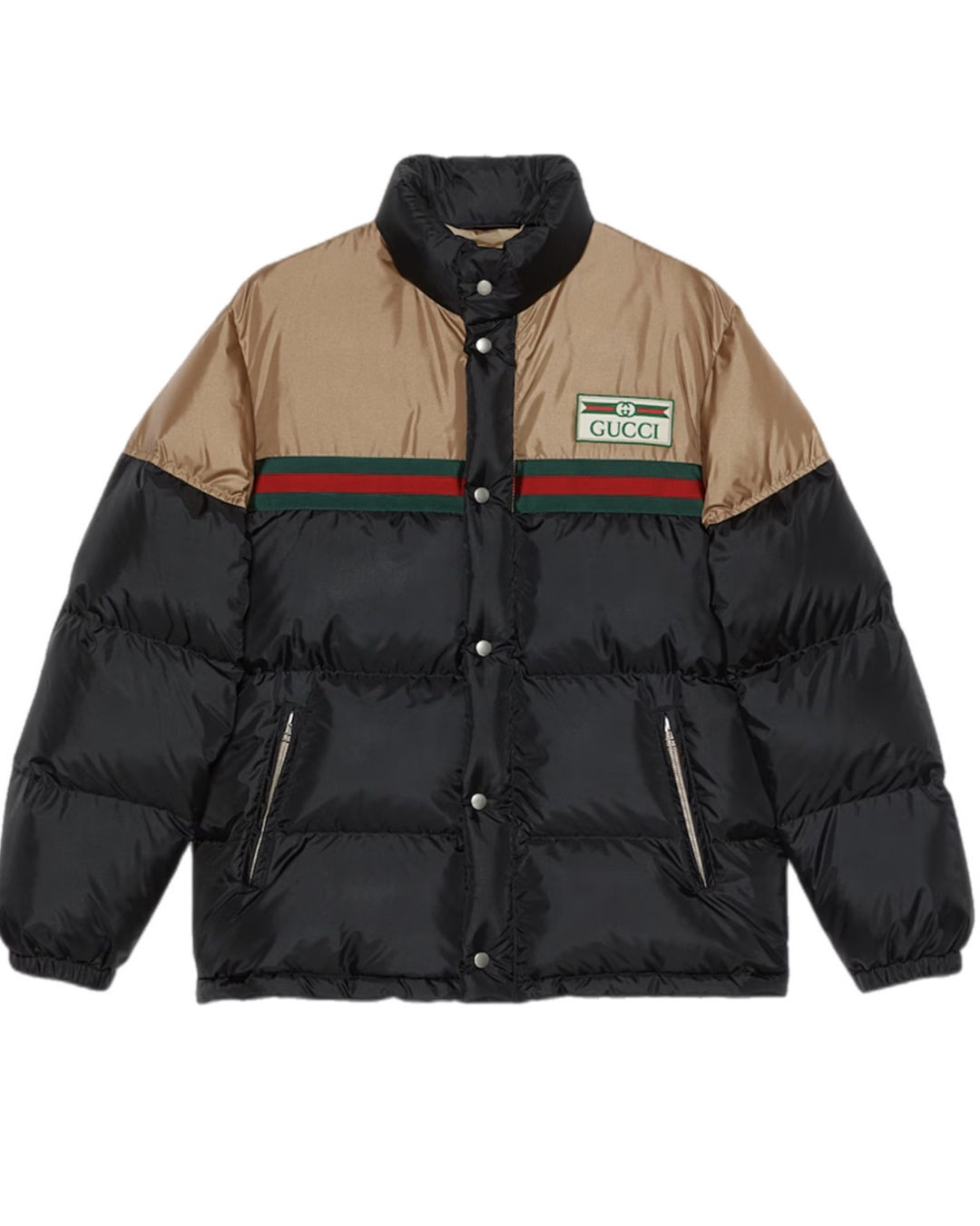Gucci Nylon satin padded jacket