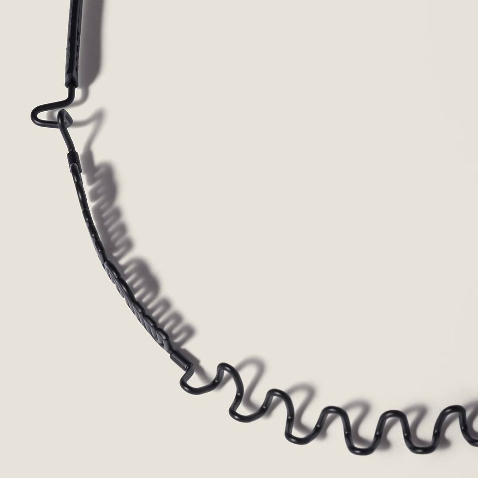 Thumbnail: Miu Miu Metal and leather headband