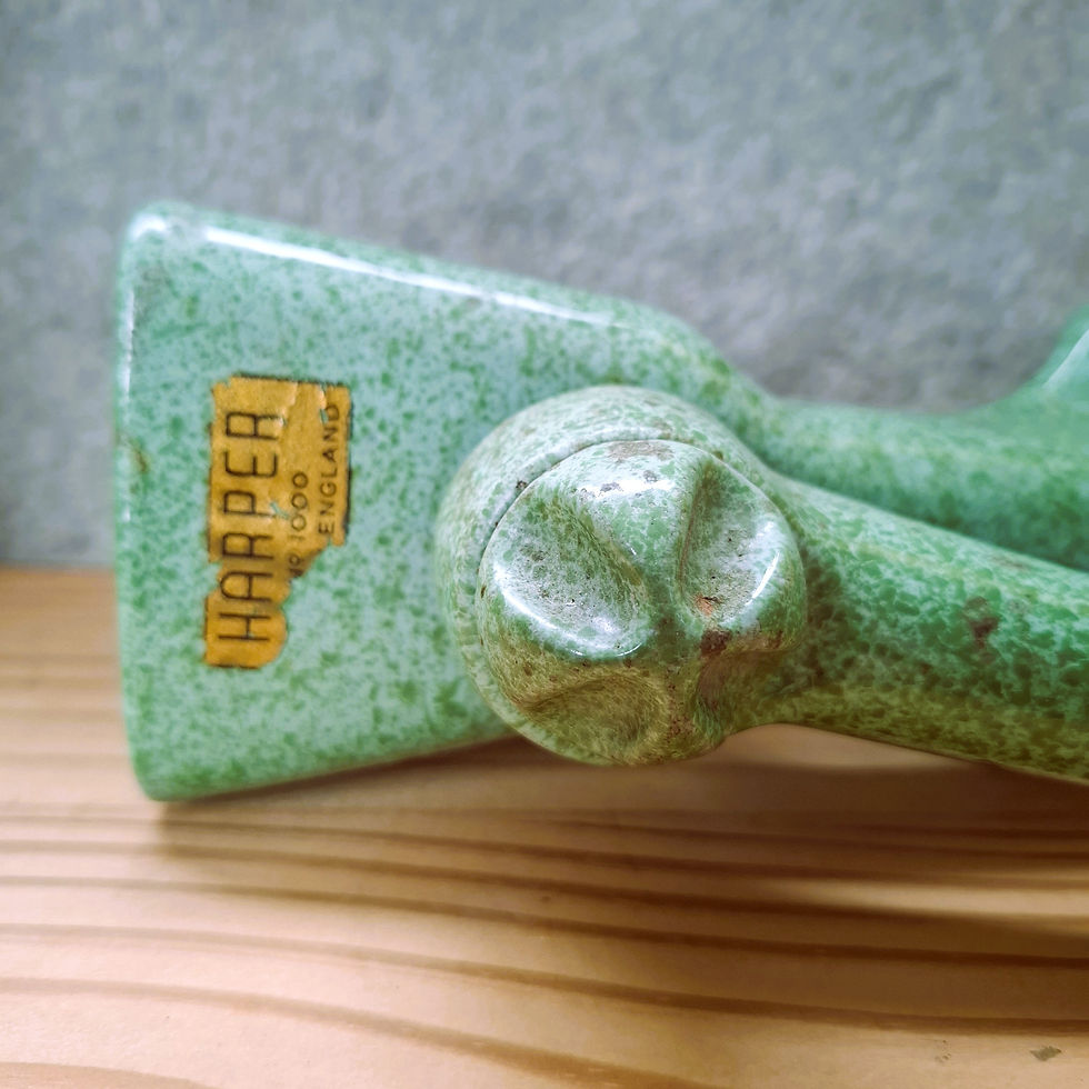 Thumbnail: Close-up of Harper England label on base.
