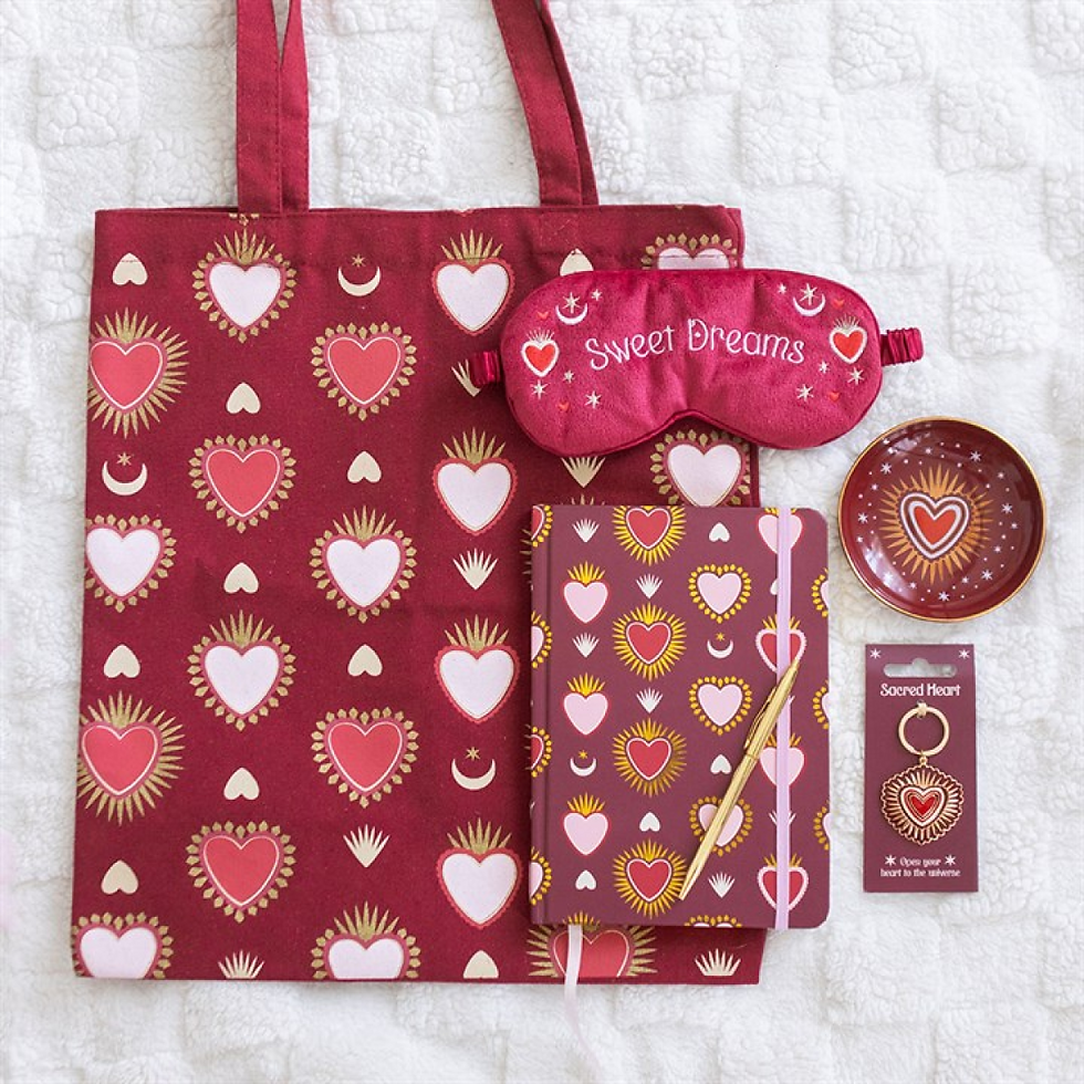 Thumbnail: Sacred Heart Print Tote Bag