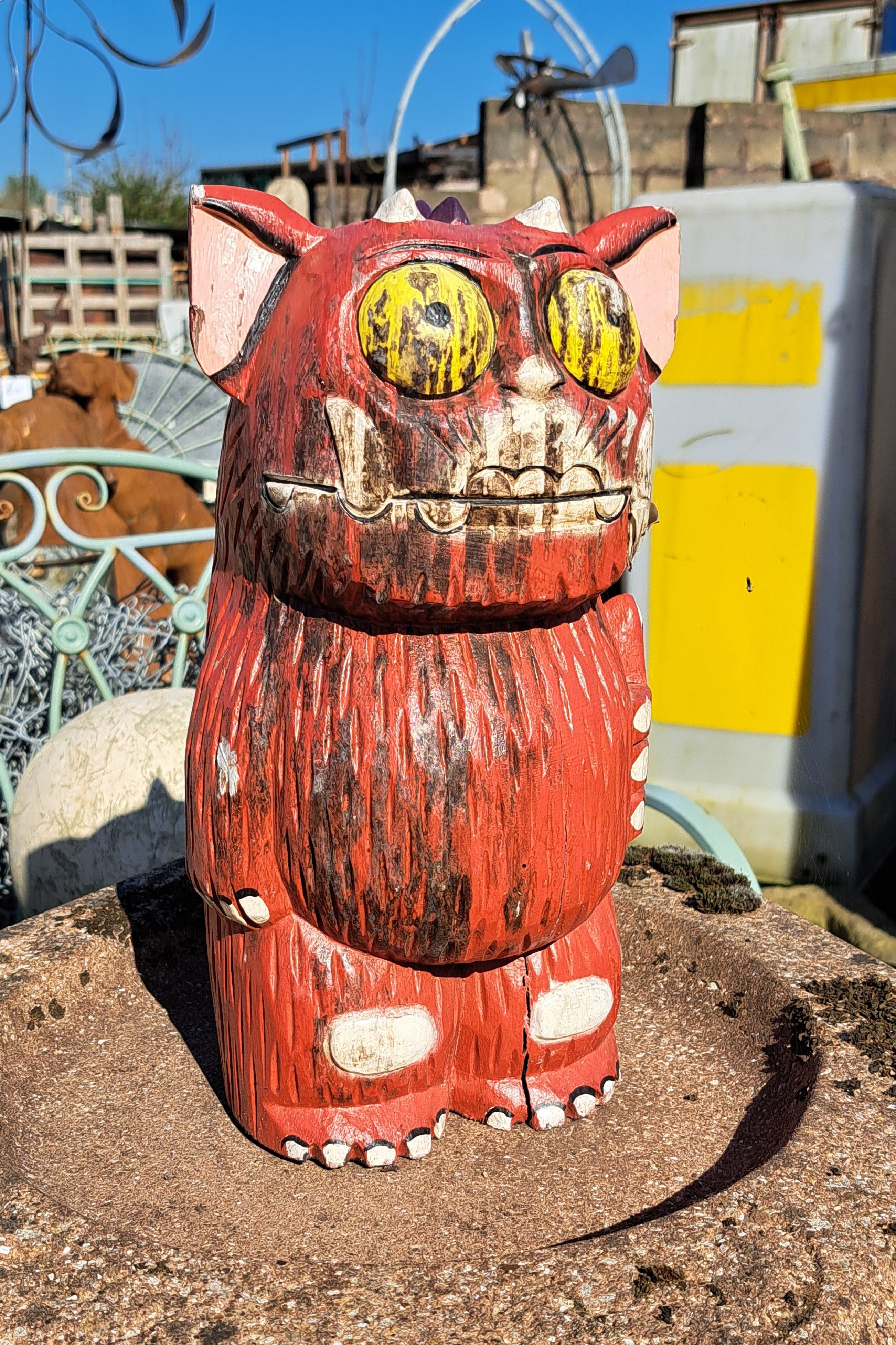 Rustic, weathered Gruffalo