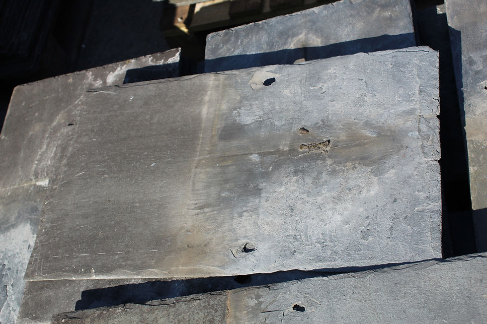 Thumbnail: 20" x 12" Broad Countess Bangor Blue / Grey Reclaimed Welsh Roof Slates
