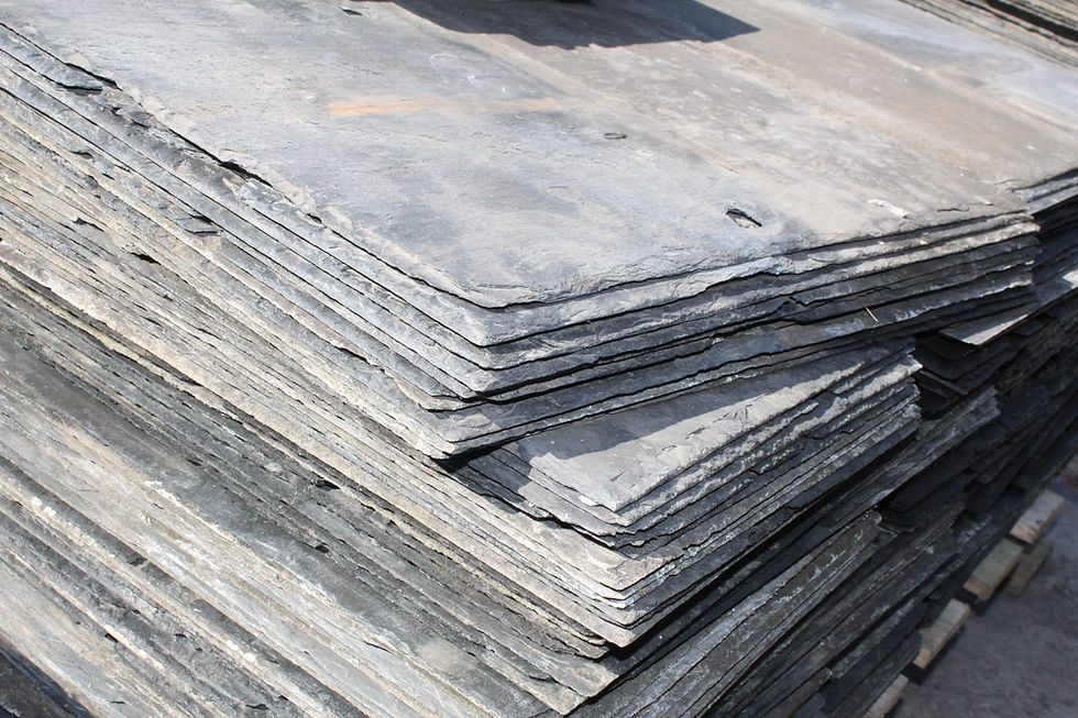 Thumbnail: 20" x 12" Broad Countess Bangor Blue / Grey Reclaimed Welsh Roof Slates