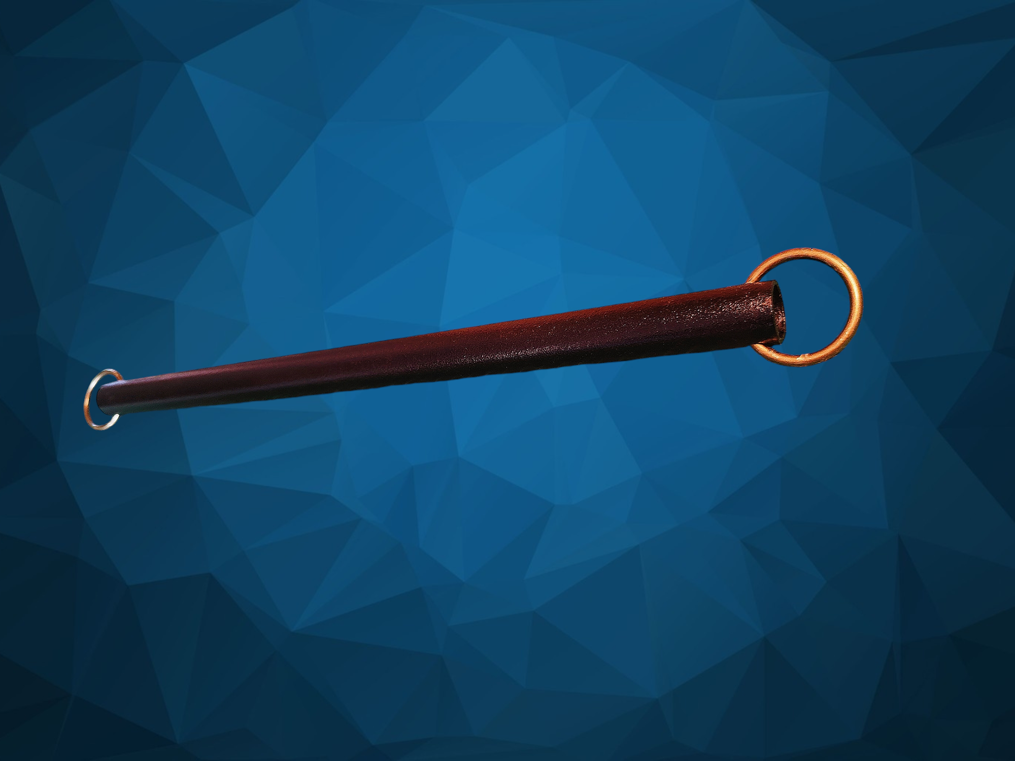 Steel spreader bar with Brass rings 