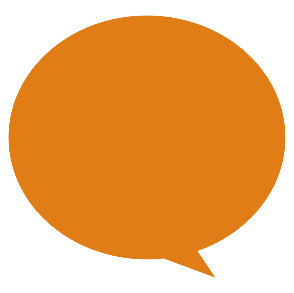 Pink Speech Bubble