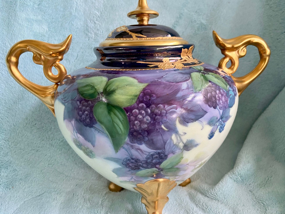 Thumbnail: Berries on a Three Footed Cache Pot