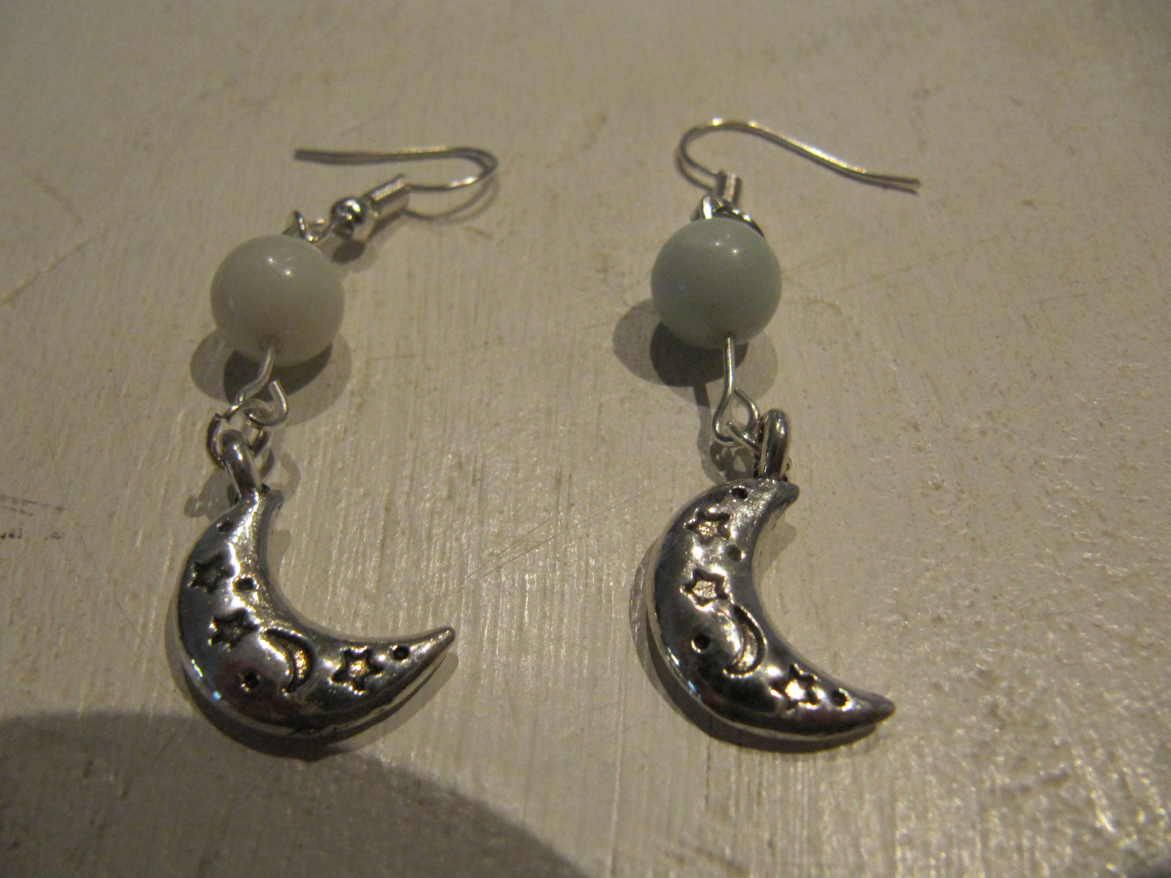 Pierre de Lune Boucles d'Oreilles