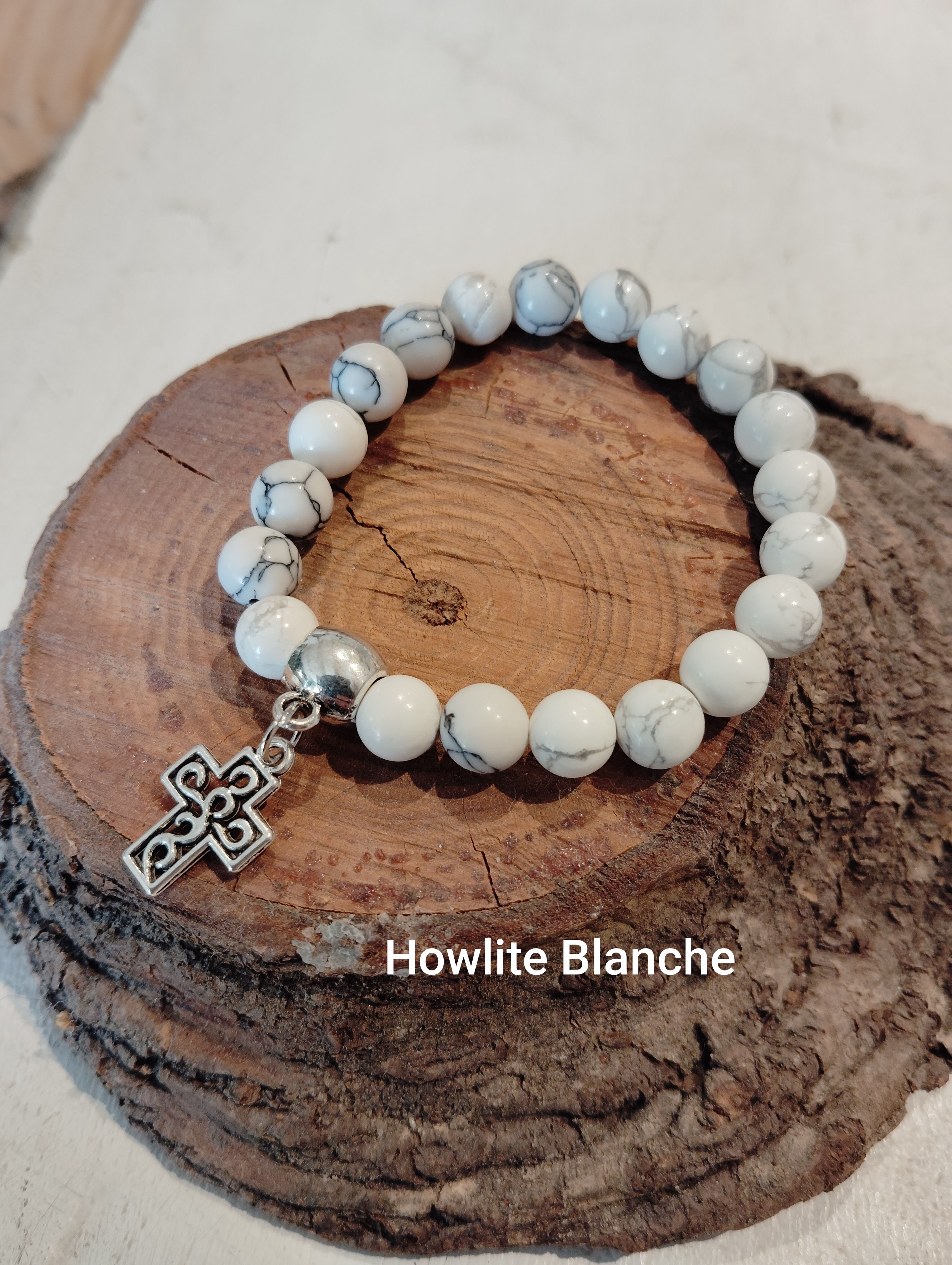 Howlite Blanche Bracelet