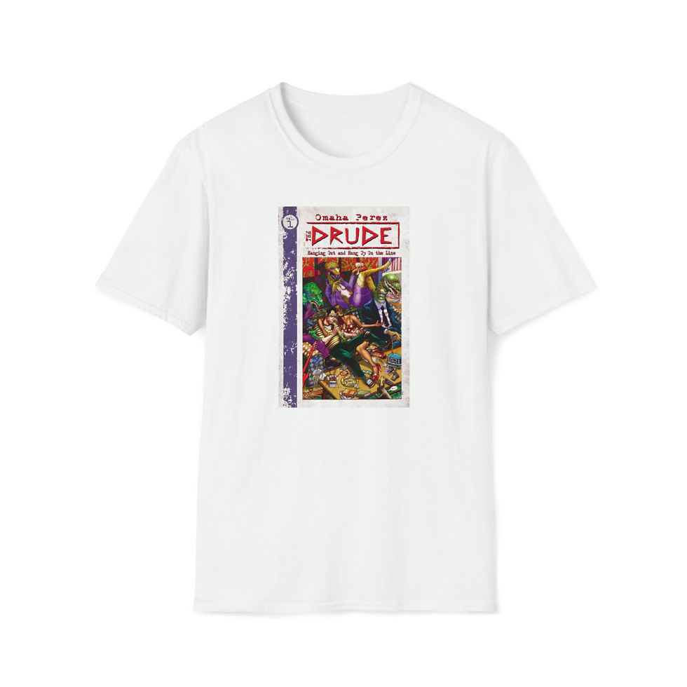 Thumbnail: 1F - THE DRUDE v1 Cover - Unisex Softstyle T-Shirt