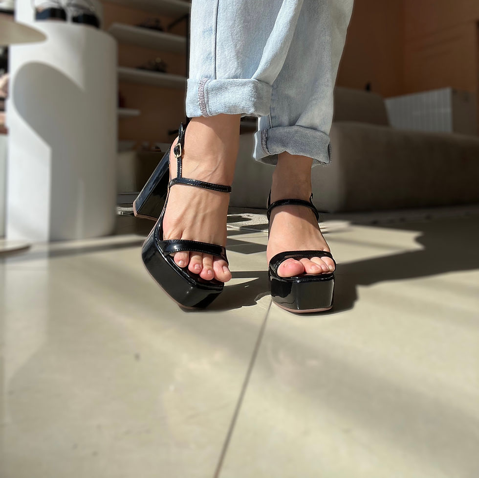 Miniatura: Sandália Meia Pata 12 cm