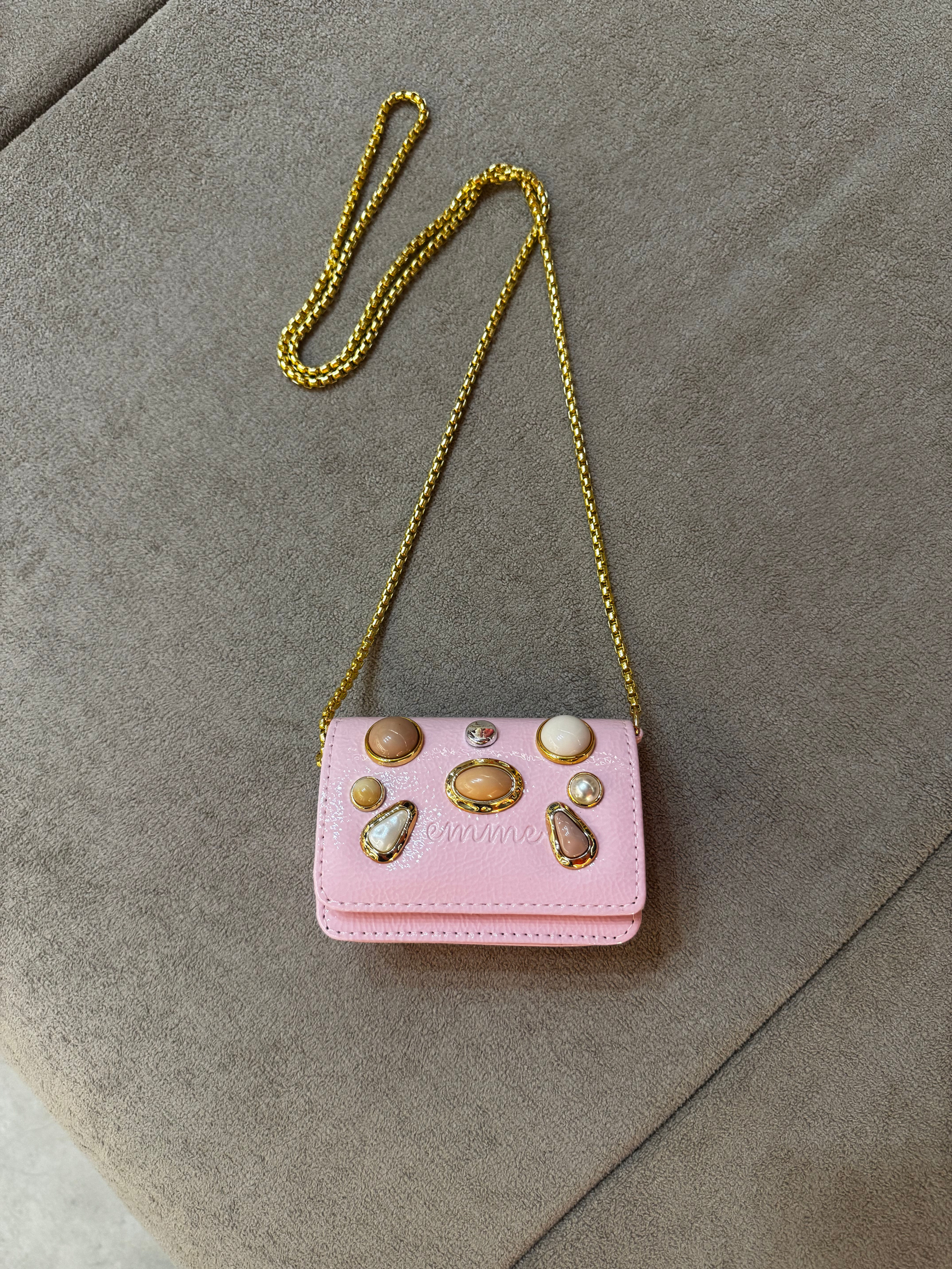 Microbag rosa com Aplicações