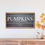 Thumbnail: Farm Fresh Pumpkins Fall Sign, Farmhouse Fall Market Wood Sign, Rustic Fall Sign