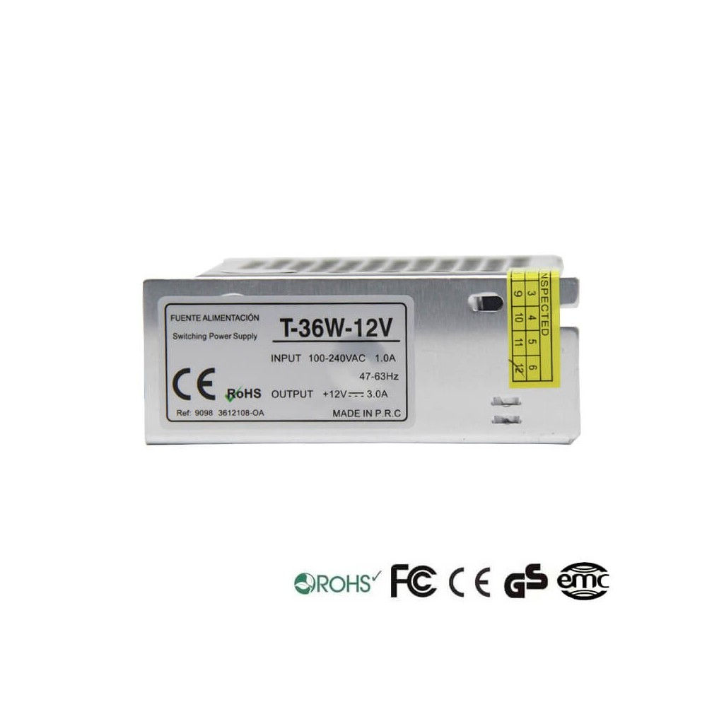 Fuente de Alimentación Universal 36W 12V