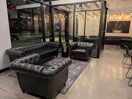 Open concept with comfortable furniture