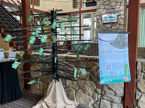 Community Resilience Tree set up at Steele Hill!