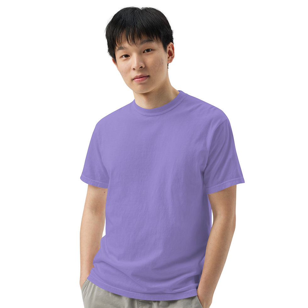 Thumbnail: Unisex garment-dyed heavyweight Love Thy Neighbour t-shirt